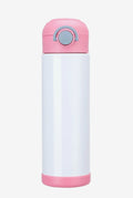 Kids water bottle with lock and straw